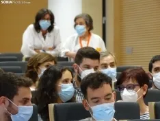 Una imagen del acto celebrado por la Gerencia de Salud de Soria este miércoles. /SN