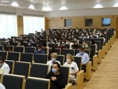 Una imagen del acto celebrado por la Gerencia de Salud de Soria este miércoles. /SN