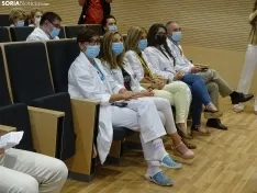 Una imagen del acto celebrado por la Gerencia de Salud de Soria este miércoles. /SN