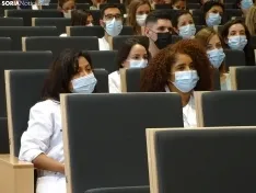 Una imagen del acto celebrado por la Gerencia de Salud de Soria este miércoles. /SN