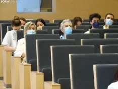 Una imagen del acto celebrado por la Gerencia de Salud de Soria este miércoles. /SN