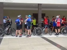 Una imagen del almuerzo hoy en Ágreda. /SN