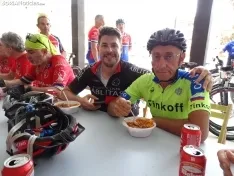 Una imagen del almuerzo hoy en Ágreda. /SN