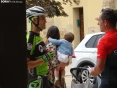 Una imagen del almuerzo hoy en Ágreda. /SN