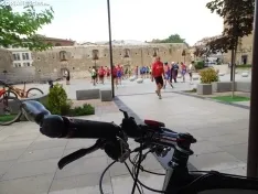 Una imagen del almuerzo hoy en Ágreda. /SN