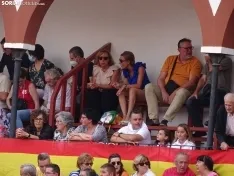 Una de las imágenes de esta tarde en la plaza de toros soriana. /SN