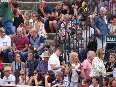 Una de las imágenes de esta tarde en la plaza de toros soriana. /SN