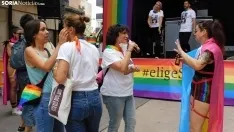Mañana del orgullo LGTB en Soria. /SN