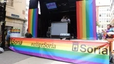 Mañana del orgullo LGTB en Soria. /SN