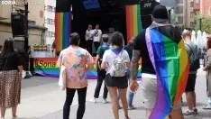 Mañana del orgullo LGTB en Soria. /SN