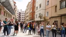 Mañana del orgullo LGTB en Soria. /SN