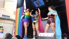 Mañana del orgullo LGTB en Soria. /SN