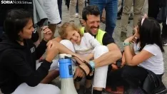 Movilización en Noviercas contra la macrogranja. /SN