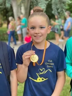 Foto 5 - El Gimnasia Duero encabeza el medallero en el Regional promesas de r&iacute;tmica