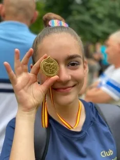Foto 4 - El Gimnasia Duero encabeza el medallero en el Regional promesas de r&iacute;tmica