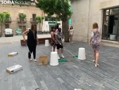 Foto 9 - Fotos: decenas de sorianos se ponen en la piel de personas ciegas a trav&eacute;s de la ONCE
