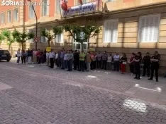 Foto 17 - En im&aacute;genes: Soria condena de manera un&aacute;nime el asesinato machista producido esta madrugada