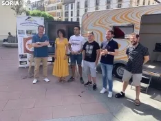 Foto 4 - La caravana del futuro ya rueda por el centro de Soria