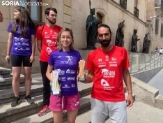 Foto 3 - El Numantino y Las Celt&iacute;beras no se ponen barreras en su homenaje en la Diputaci&oacute;n