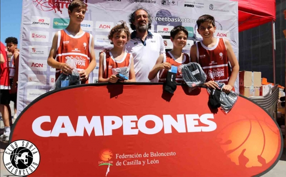 El Soria Baloncesto estará representado, en León, en el Master Final del 3x3 Street Basket Tour