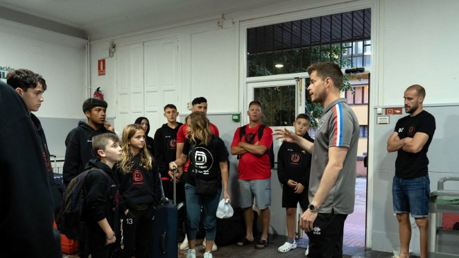 La Academia Internacional del Numancia y Borja Vicent atraen a 25 deportistas americanos a Soria