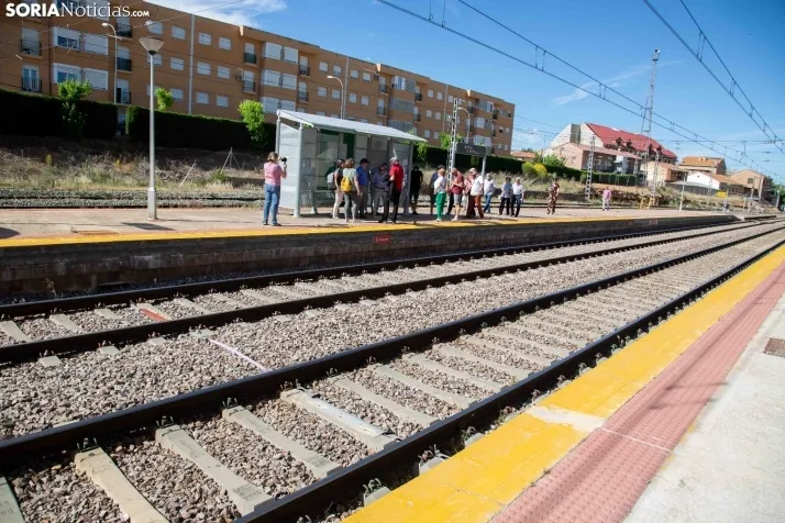 Homenaje al tren en Arcos