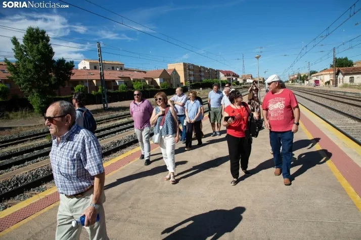 Homenaje al tren en Arcos