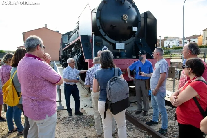 Homenaje al tren en Arcos