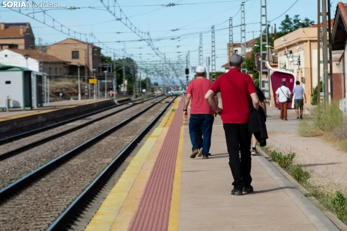 Homenaje al tren en Arcos
