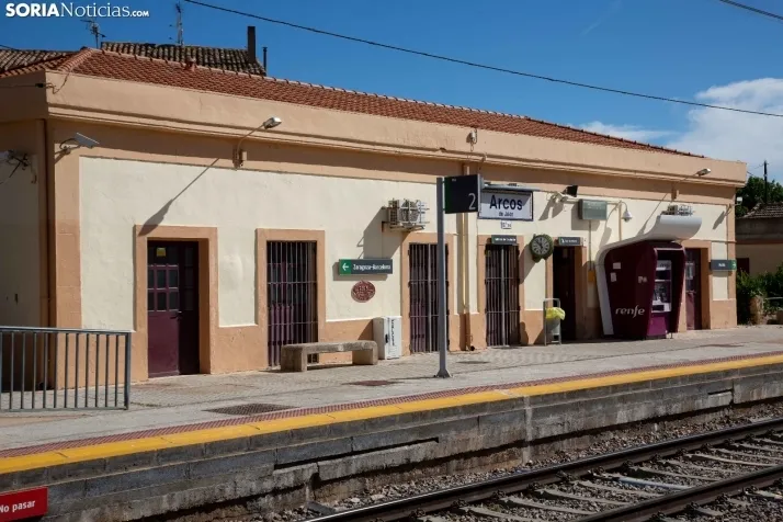 Homenaje al tren en Arcos