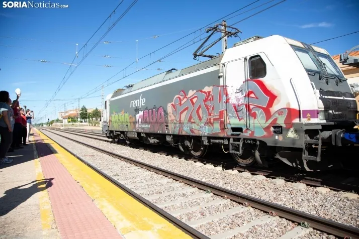 Homenaje al tren en Arcos