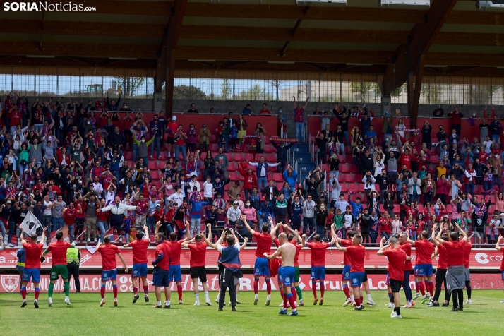 El Numancia podría jugar en casa si se clasifica para los play off de ascenso 