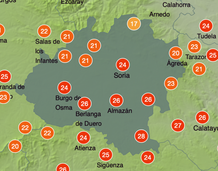 El tiempo en Soria: Domingo tormentoso en el medio norte