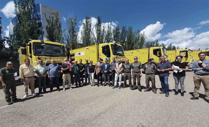 La Junta incorpora un nuevo camión autobomba para la lucha contra incendios forestales en Tierras Altas