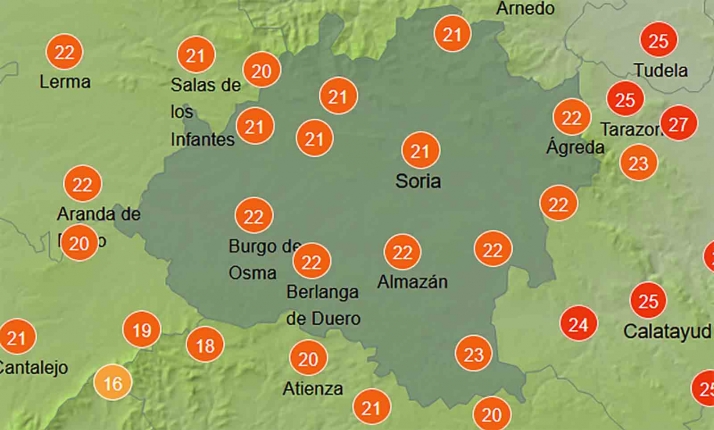 El tiempo en Soria: Se mantiene la tónica de ayer