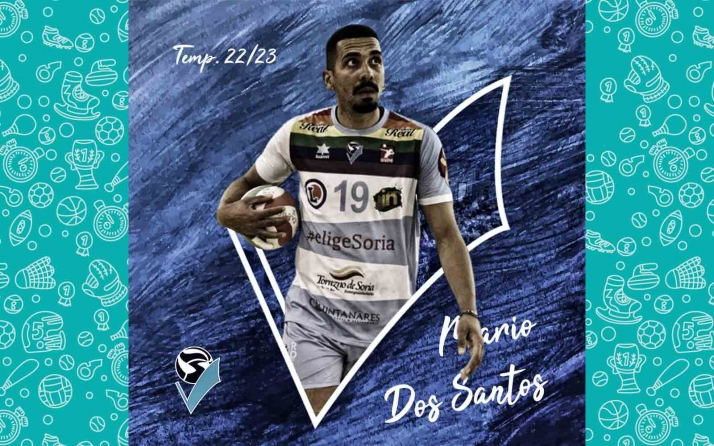 Marinho Dos Santos, referente celeste en el centro de la red, un año más