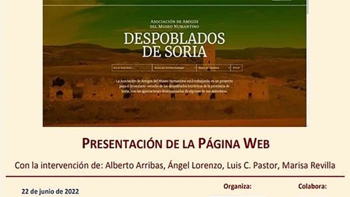El miércoles presentan una web sobre despoblados sorianos