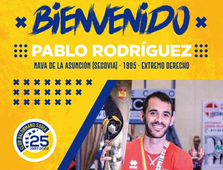 Pablo Rodríguez, nueva incorporación del BM Soria