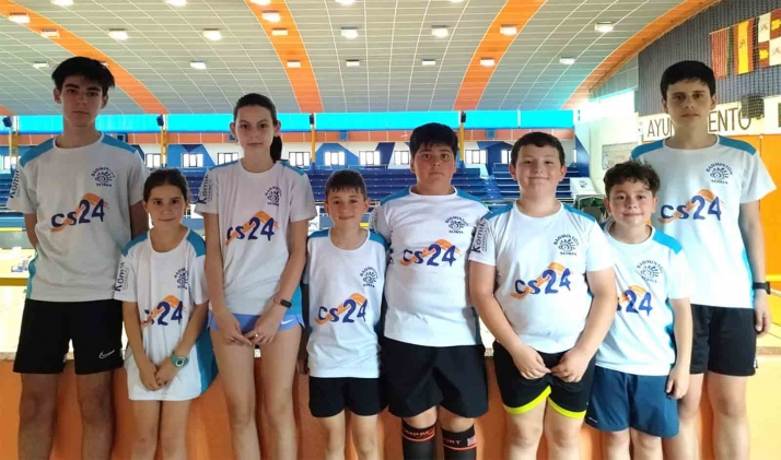 Los jóvenes del club en Zamora. /CBS-CS24
