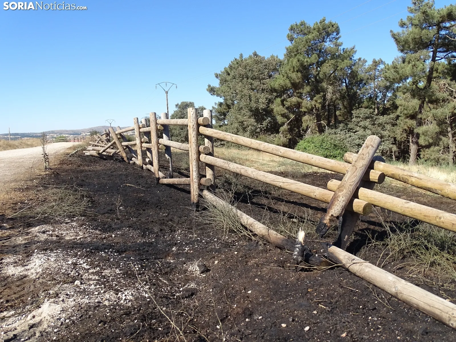 Una imagen de los restos del incendio. /SN
