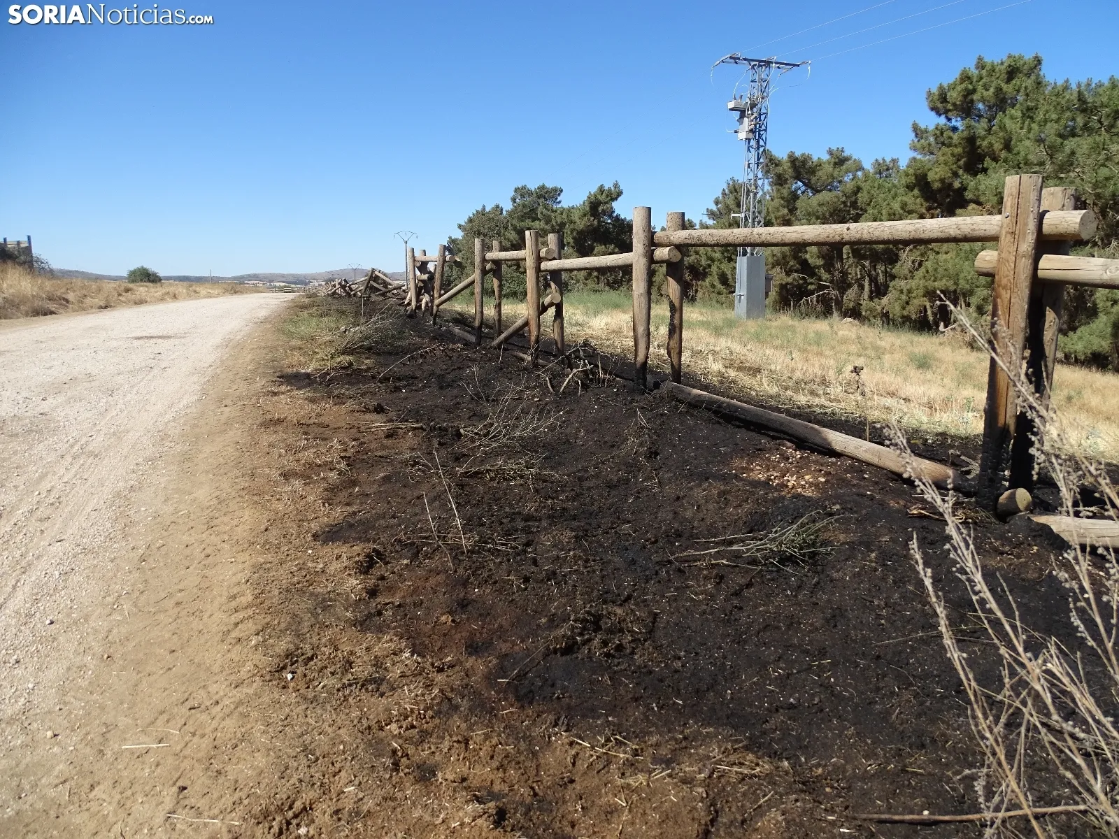 Una imagen de los restos del incendio. /SN