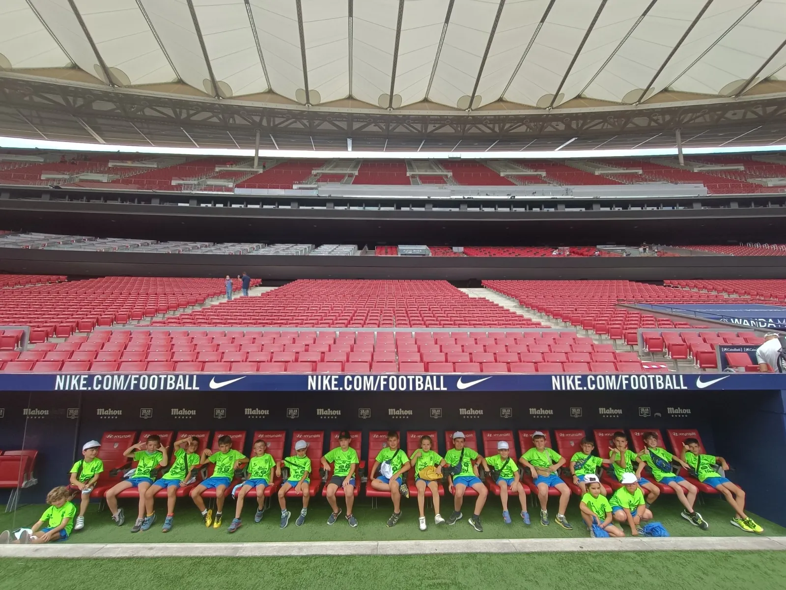 Foto 7 - En im&aacute;genes: La visita del campus del S. D. Almaz&aacute;n al Wanda Metropolitano