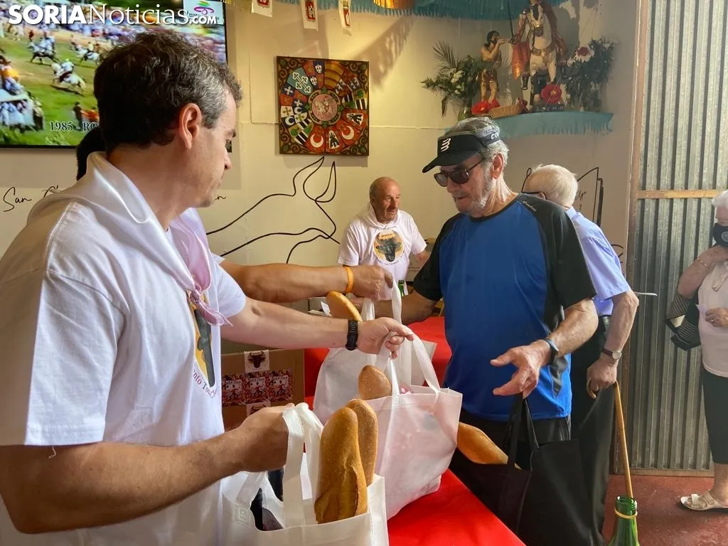 Reparto de la tajada cocida en Santo Tomé, San Clemente y San Martín