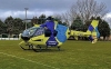Un helicóptero de Emergencias Sanitarias de CyL. 