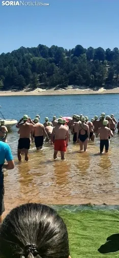 Una imagen de la travesía hoy en el pantano. 