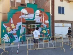 Uno de los murales realizados. /AdA