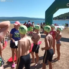 Una imagen de la travesía hoy en el pantano. 