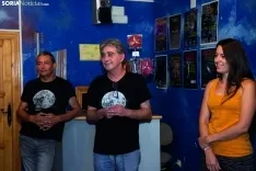 Azahara Rojas Roncero, Blas Jiménez Orte y Alberto Jiménez Carrera, astrónomos del Observatorio de Borobia