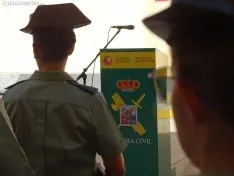 Una imagen del acto oficial celebrado esta mañana de jueves en la Comandancia. /SN