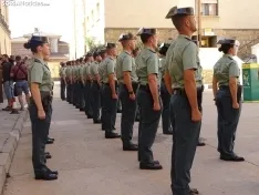 Una imagen del acto oficial celebrado esta mañana de jueves en la Comandancia. /SN